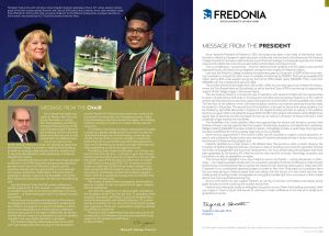 Fredonia College Foundation Annual Report, 2014, interior spread